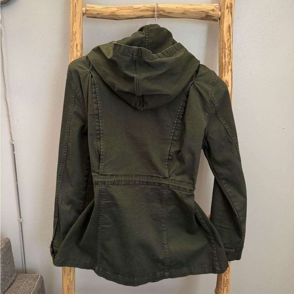 Market & Spruce - Olive Green Women's Utility Jacket - Picture 6 of 10